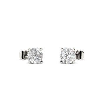 Contemporary Round Diamond Designer Earrings