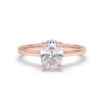 Oval Diamond Engagement Ring