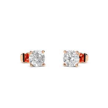 Contemporary Round Diamond Designer Earrings