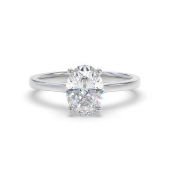 Oval Diamond Engagement Ring