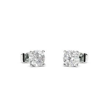 Contemporary Round Diamond Designer Earrings