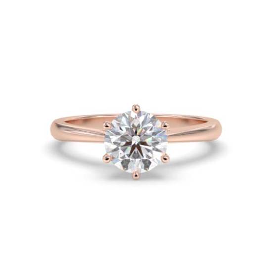 Round Diamond Engagement Ring