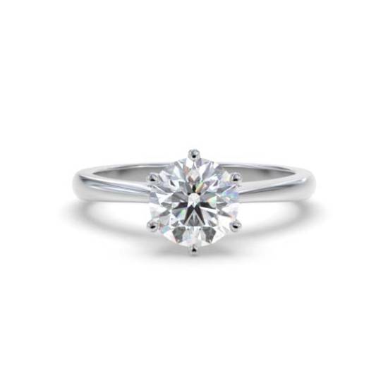 Round Diamond Engagement Ring